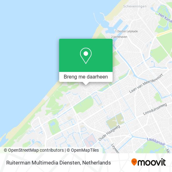 Ruiterman Multimedia Diensten kaart