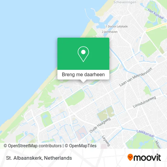 St. Albaanskerk kaart