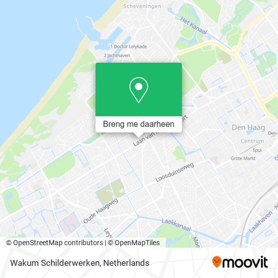 Wakum Schilderwerken kaart