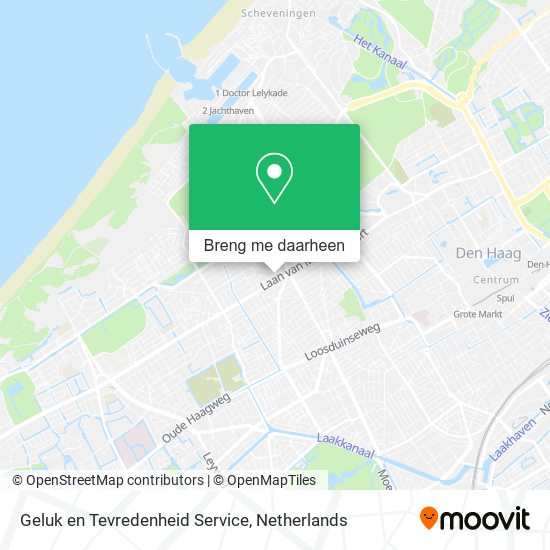 Geluk en Tevredenheid Service kaart