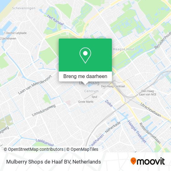 Mulberry Shops de Haaf BV kaart