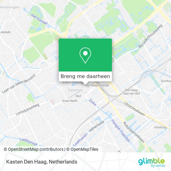 Kasten Den Haag kaart