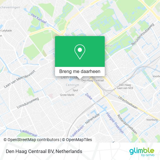 Den Haag Centraal BV kaart
