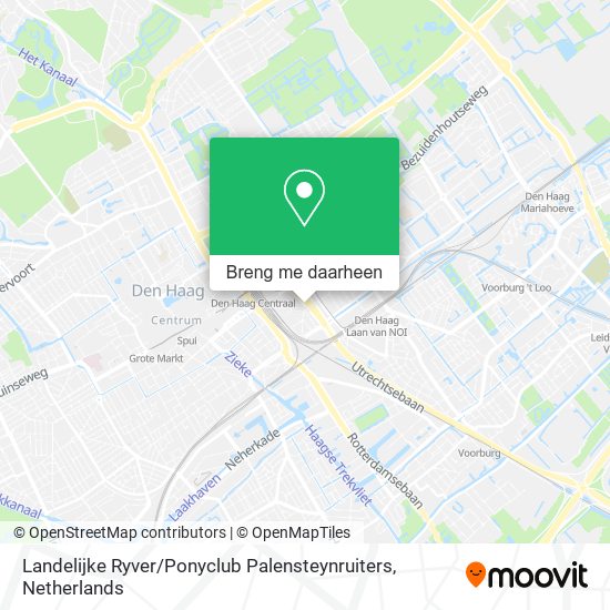 Landelijke Ryver / Ponyclub Palensteynruiters kaart