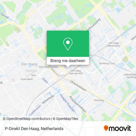P-Direkt Den Haag kaart
