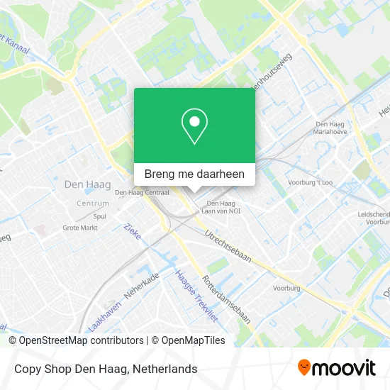 Copy Shop Den Haag kaart
