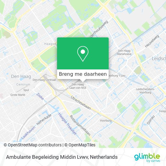 Ambulante Begeleiding Middin Lvwv kaart