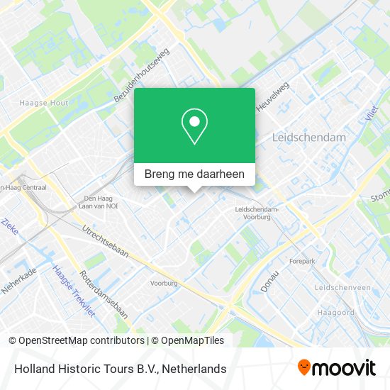 Holland Historic Tours B.V. kaart