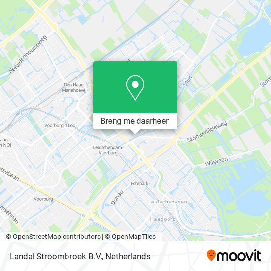Landal Stroombroek B.V. kaart