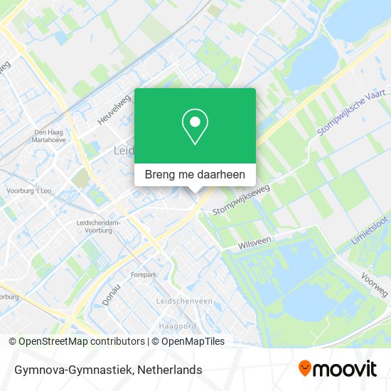 Gymnova-Gymnastiek kaart