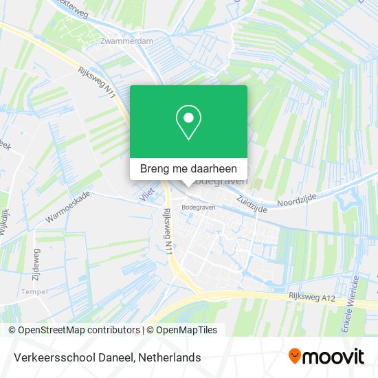 Verkeersschool Daneel kaart