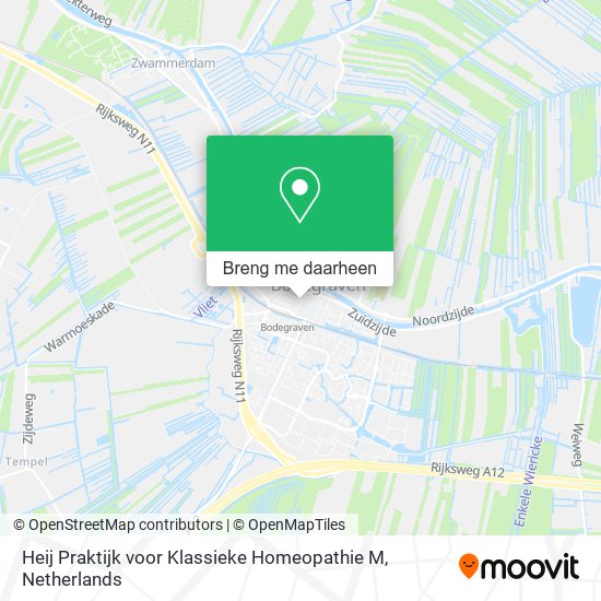 Heij Praktijk voor Klassieke Homeopathie M kaart