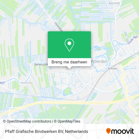Pfaff Grafische Bindwerken BV kaart