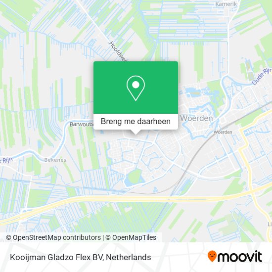 Kooijman Gladzo Flex BV kaart