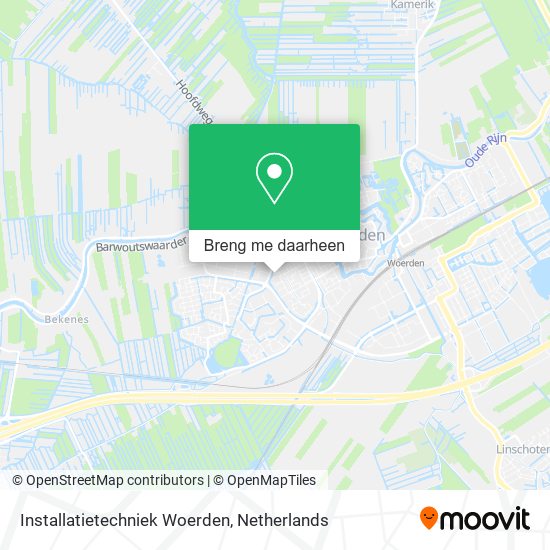 Installatietechniek Woerden kaart