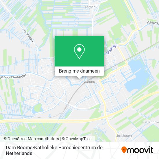 Dam Rooms-Katholieke Parochiecentrum de kaart