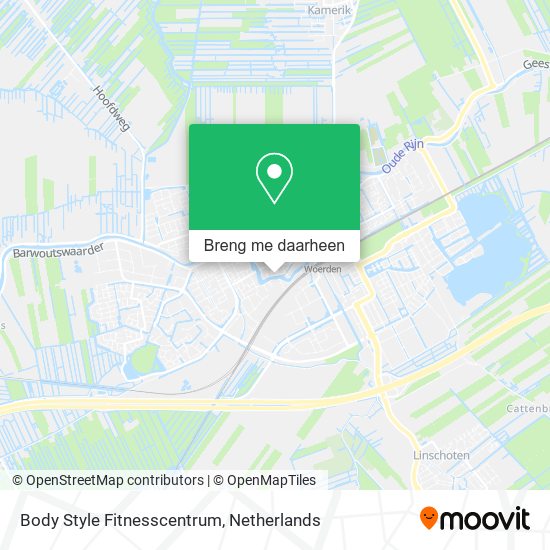 Body Style Fitnesscentrum kaart