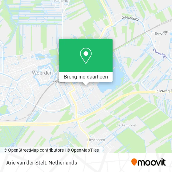 Arie van der Stelt kaart