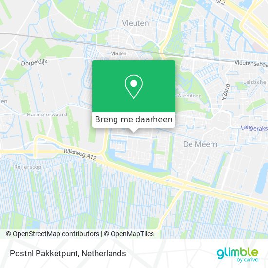 Postnl Pakketpunt kaart