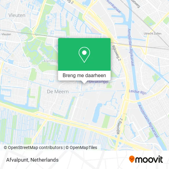 Afvalpunt kaart