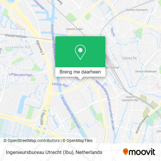 Ingenieursbureau Utrecht (Ibu) kaart