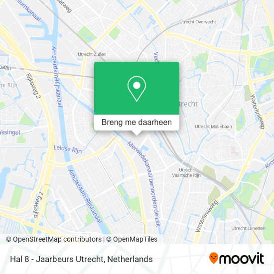 Hal 8 - Jaarbeurs Utrecht kaart