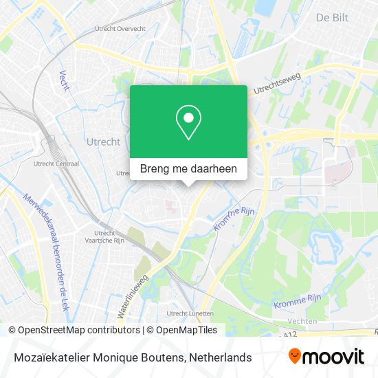 Mozaïekatelier Monique Boutens kaart