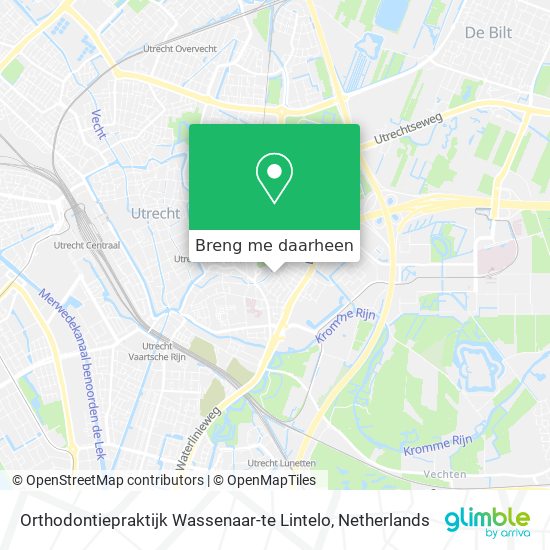 Orthodontiepraktijk Wassenaar-te Lintelo kaart