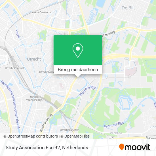 Study Association Ecu'92 kaart