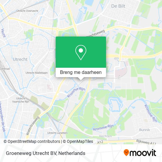 Groeneweg Utrecht BV kaart