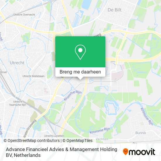 Advance Financieel Advies & Management Holding BV kaart