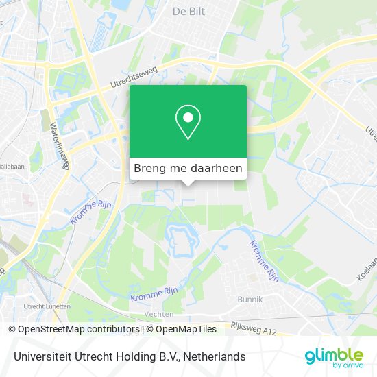 Universiteit Utrecht Holding B.V. kaart