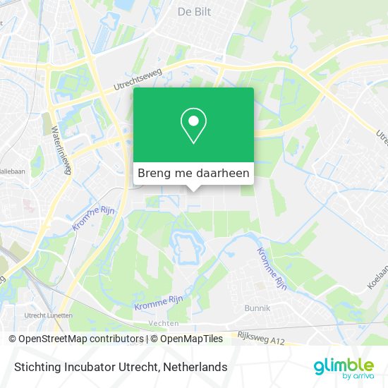 Stichting Incubator Utrecht kaart