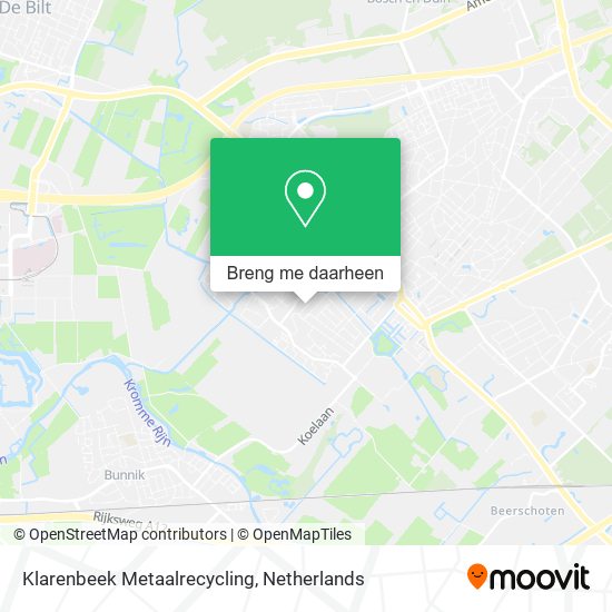 Klarenbeek Metaalrecycling kaart