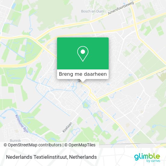 Nederlands Textielinstituut kaart