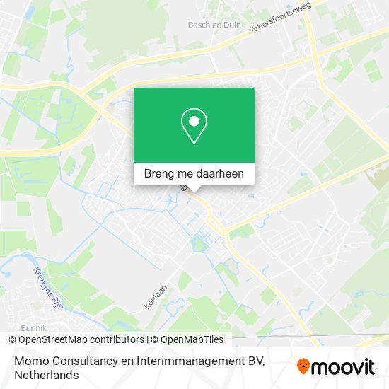 Momo Consultancy en Interimmanagement BV kaart
