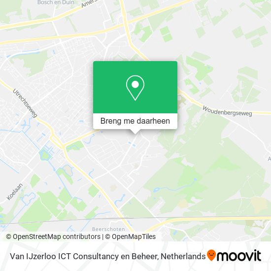 Van IJzerloo ICT Consultancy en Beheer kaart