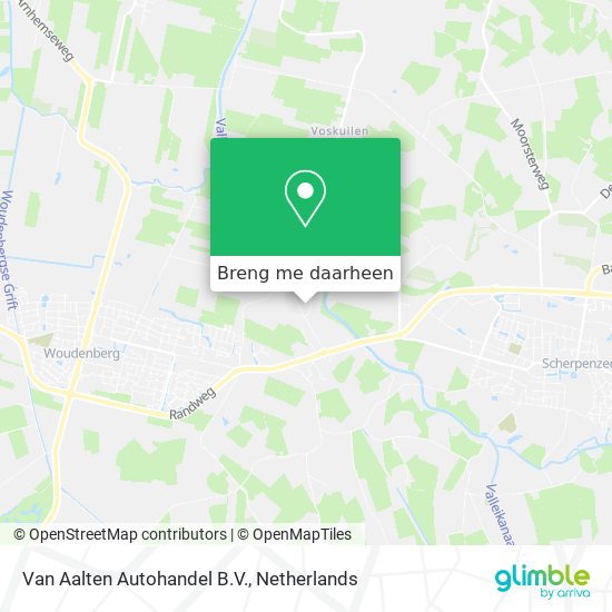 Van Aalten Autohandel B.V. kaart