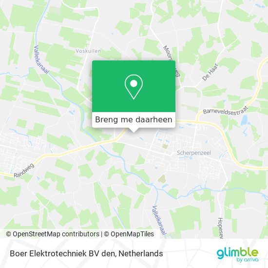 Boer Elektrotechniek BV den kaart