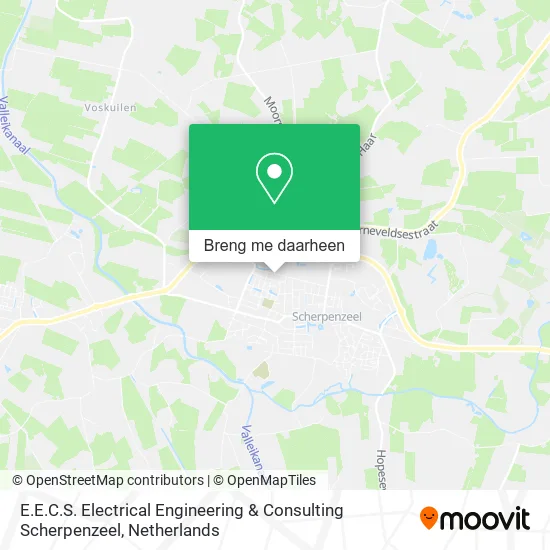 E.E.C.S. Electrical Engineering & Consulting Scherpenzeel kaart