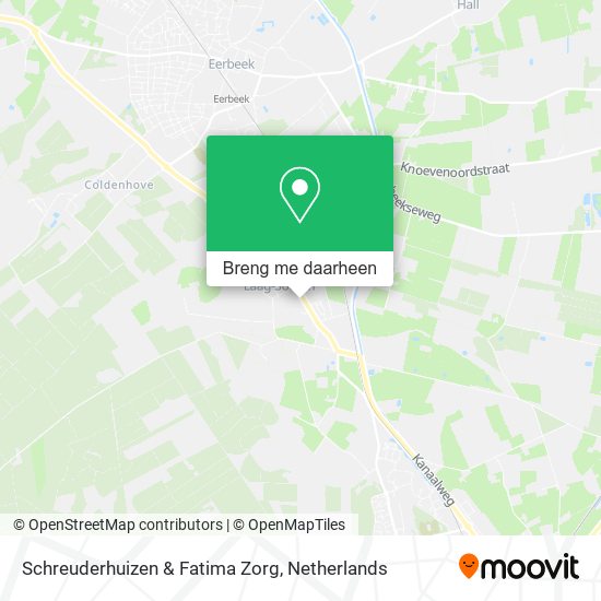 Schreuderhuizen & Fatima Zorg kaart