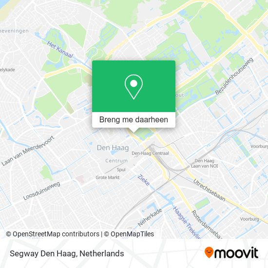 Segway Den Haag kaart