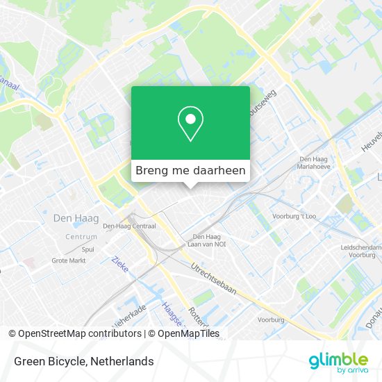 Green Bicycle kaart