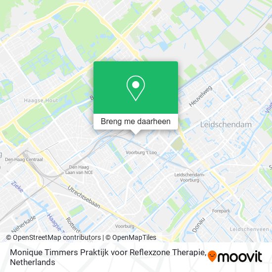 Monique Timmers Praktijk voor Reflexzone Therapie kaart