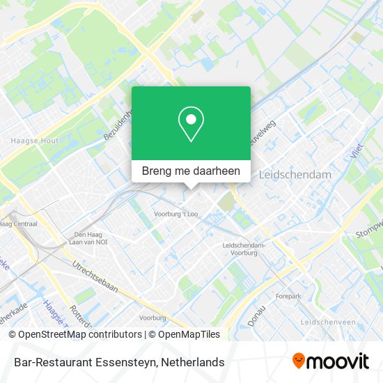 Bar-Restaurant Essensteyn kaart