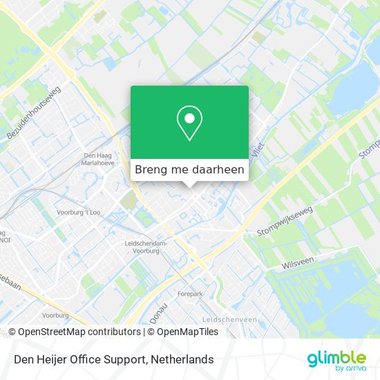 Den Heijer Office Support kaart