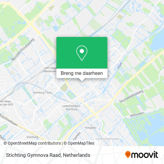 Stichting Gymnova Raad kaart