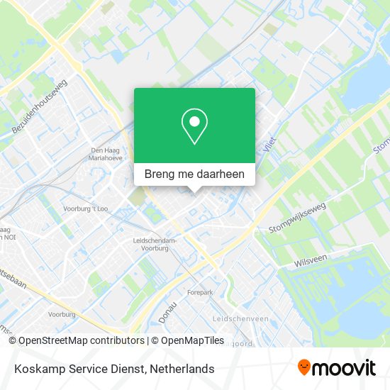 Koskamp Service Dienst kaart