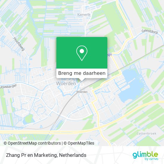 Zhang Pr en Marketing kaart