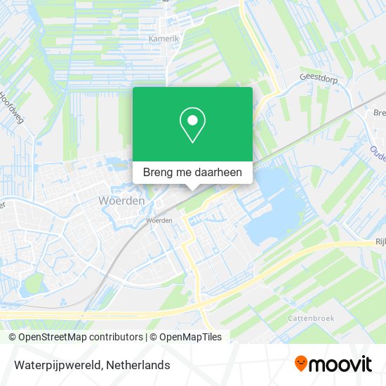 Waterpijpwereld kaart